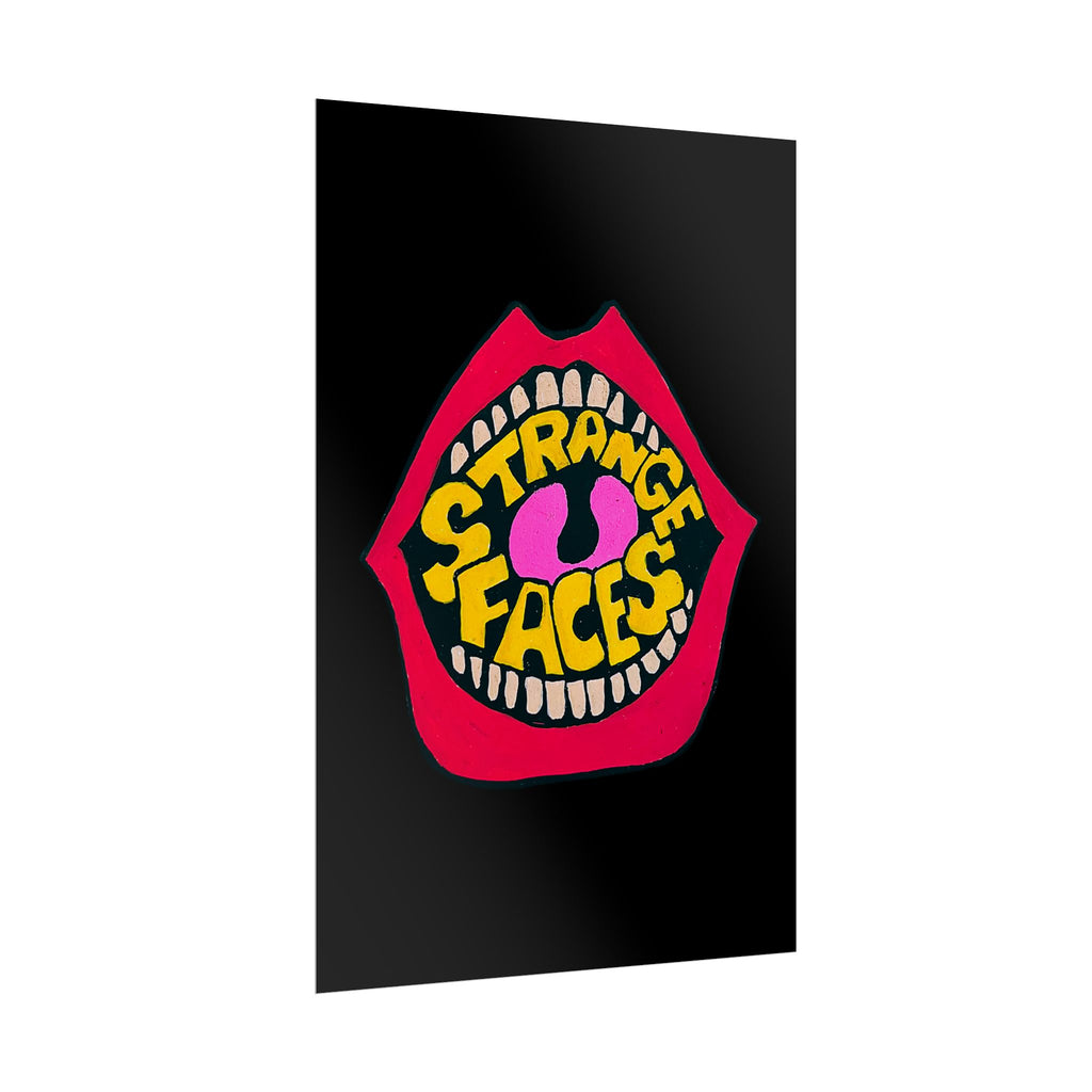 STRANGE FACES — LIPS POSTER