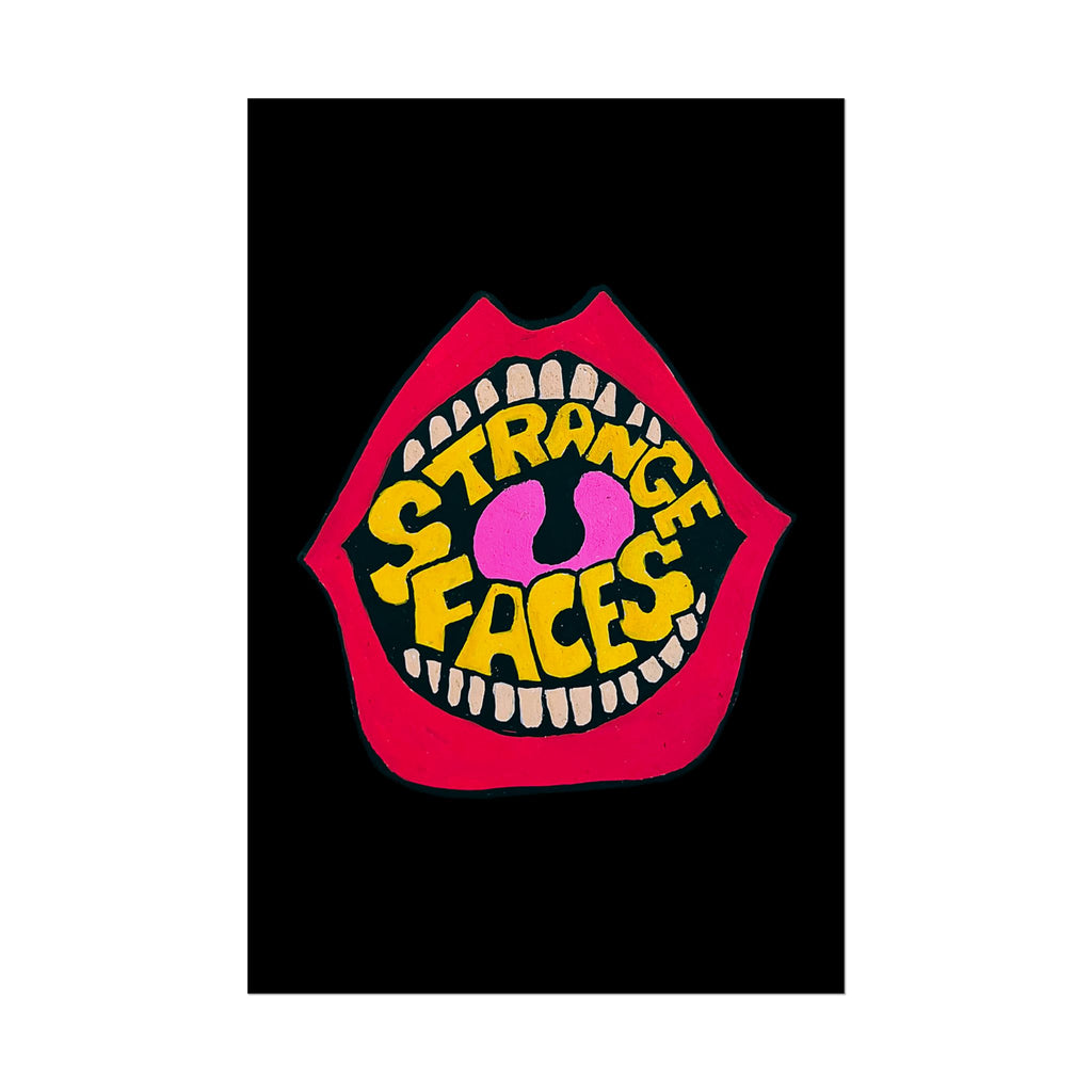 STRANGE FACES — LIPS POSTER