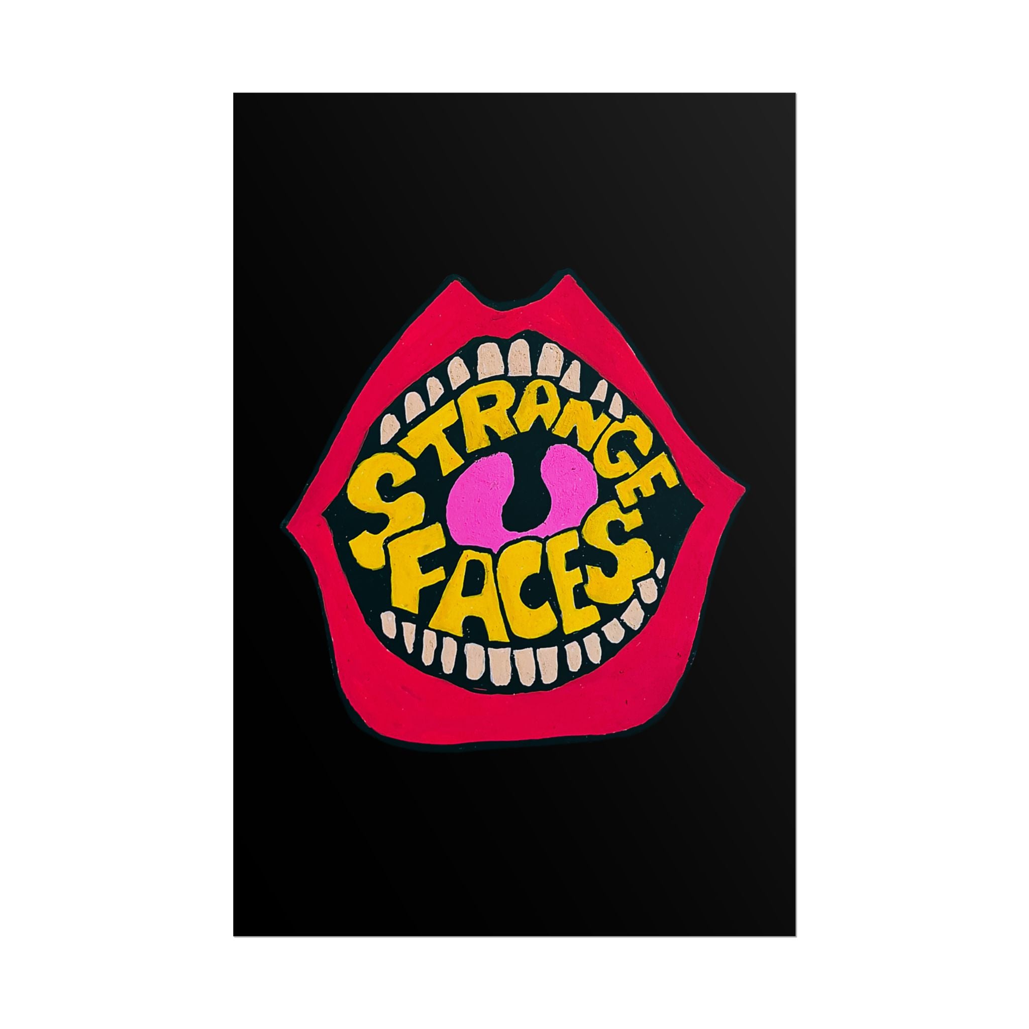 STRANGE FACES — LIPS POSTER