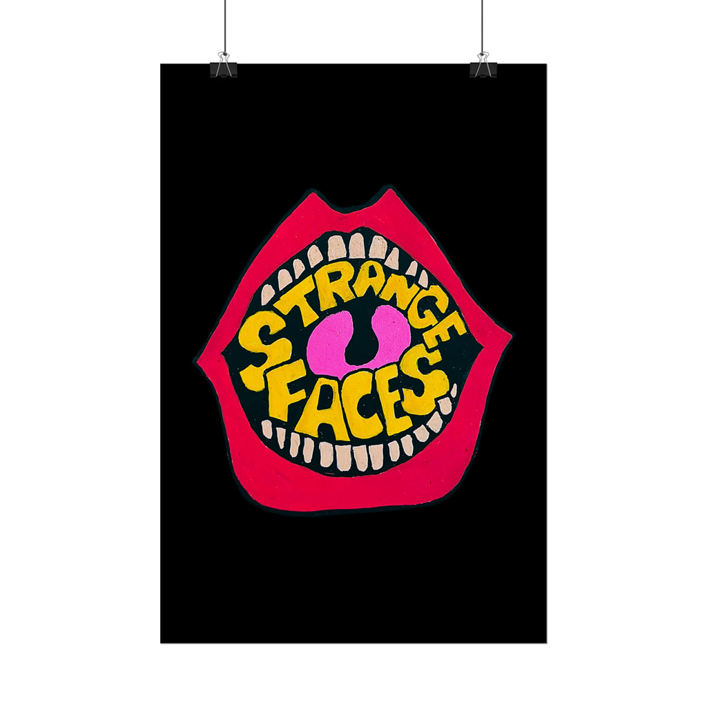 STRANGE FACES — LIPS POSTER