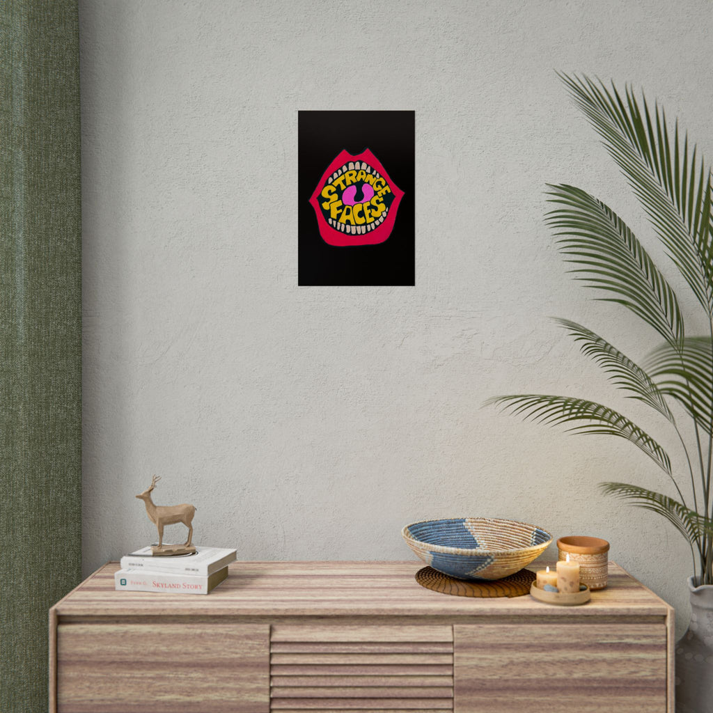 STRANGE FACES — LIPS POSTER