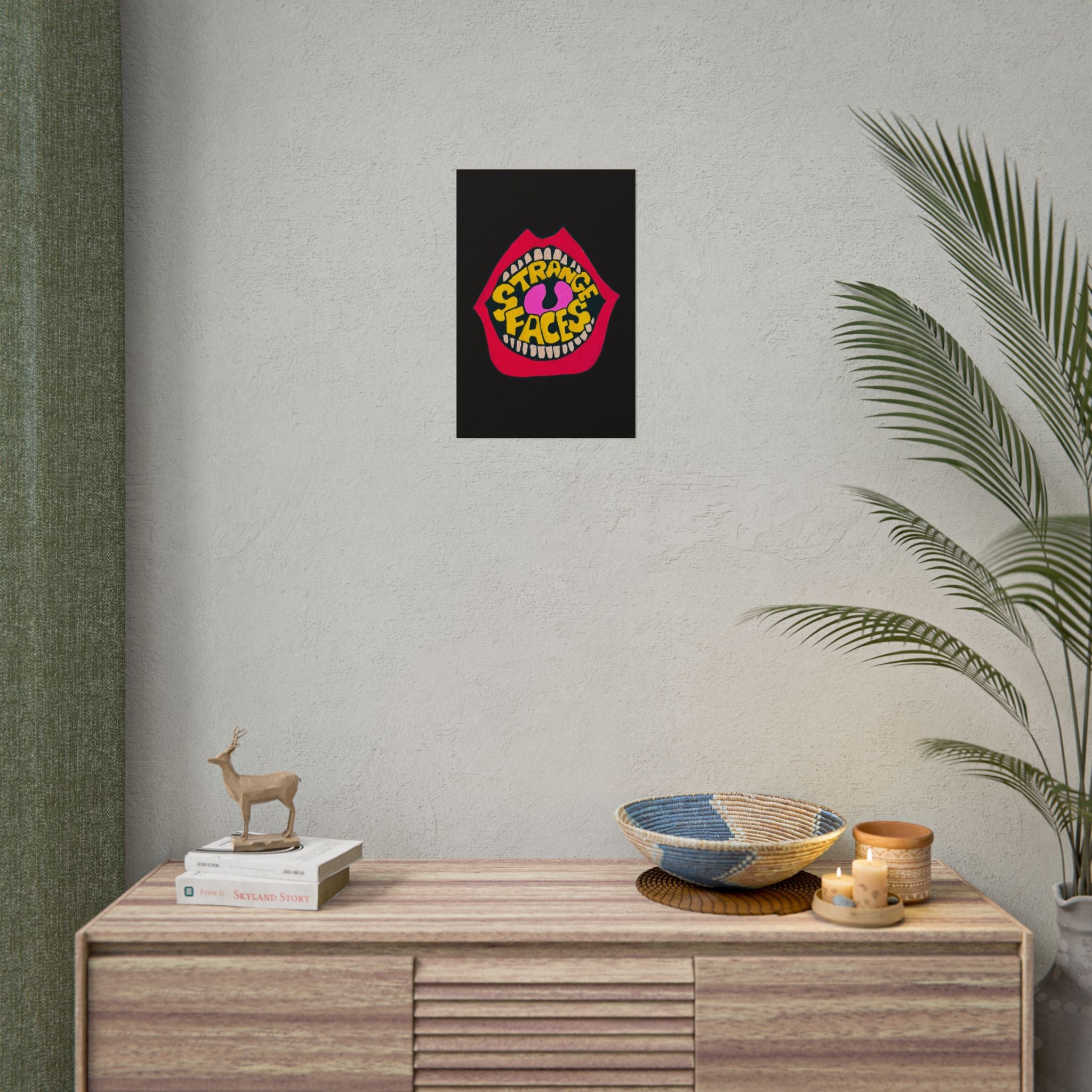 STRANGE FACES — LIPS POSTER