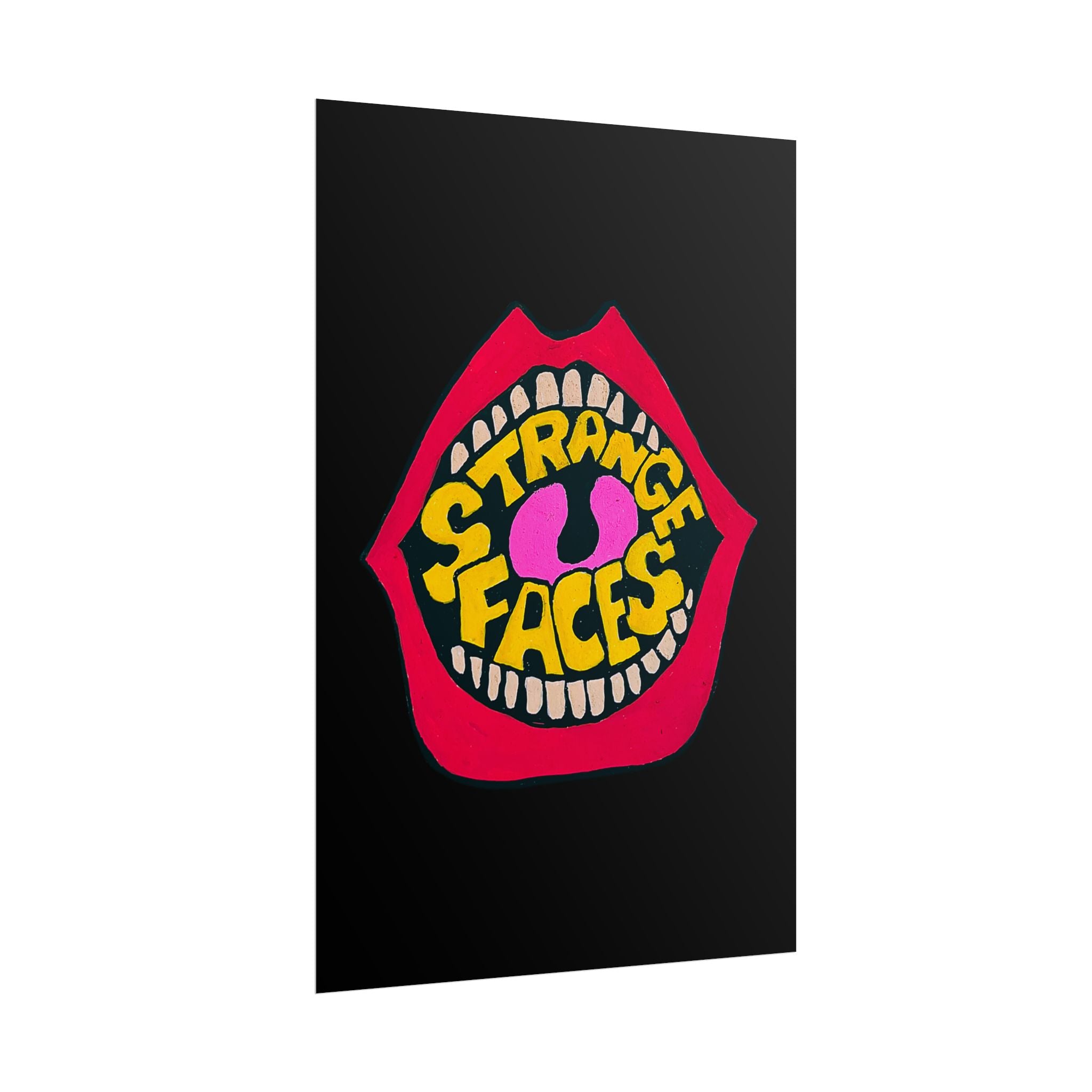 STRANGE FACES — LIPS POSTER